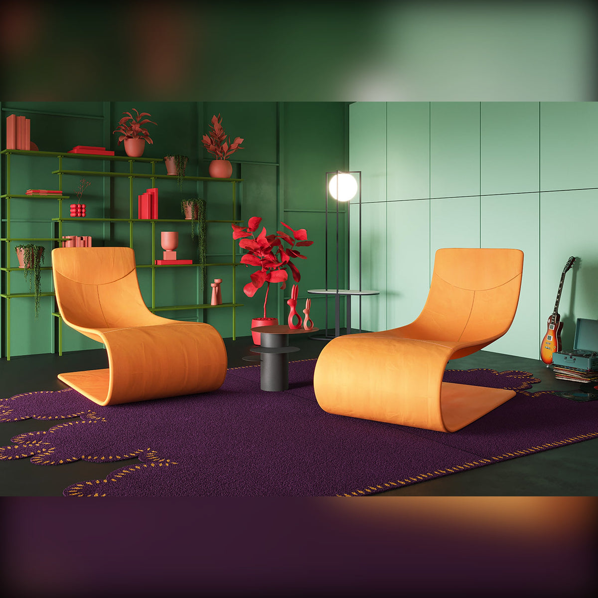 Shalla Domestica – Lifestyle – Pair in a Green Room