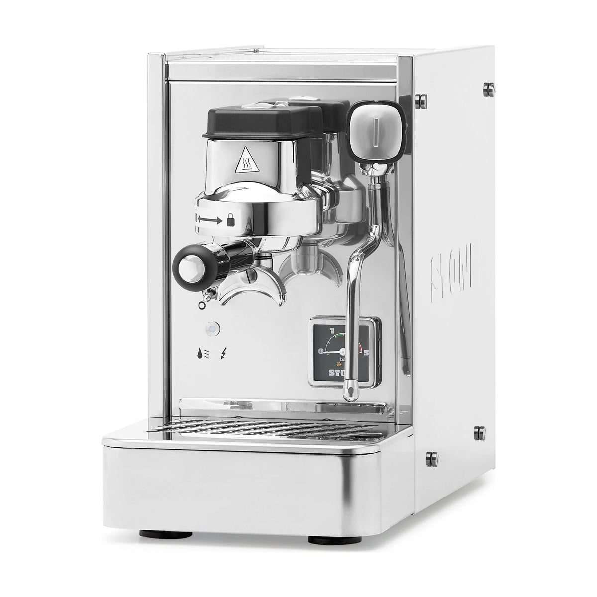 Espresso Machine Stone Lite Premium Domestica – Left Three Quarter View on White