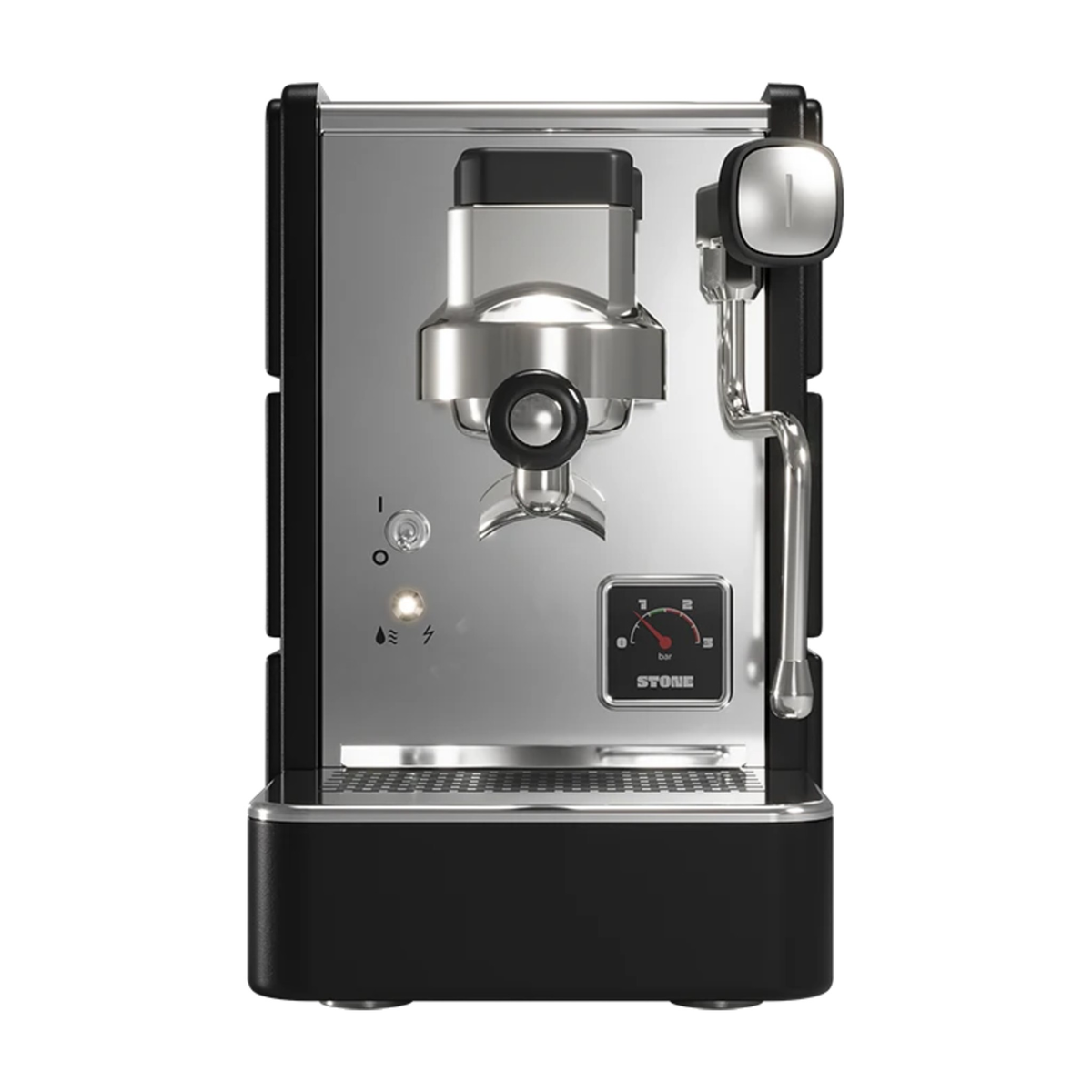 Espresso Machine Stone Plus Domestica – Front View on White