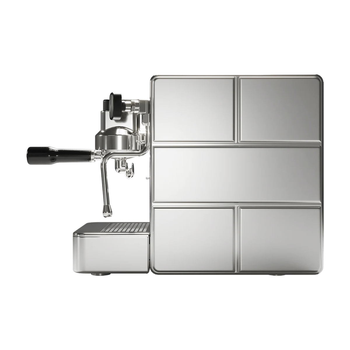 Espresso Machine Stone Mine Premium Domestica – Side View on White