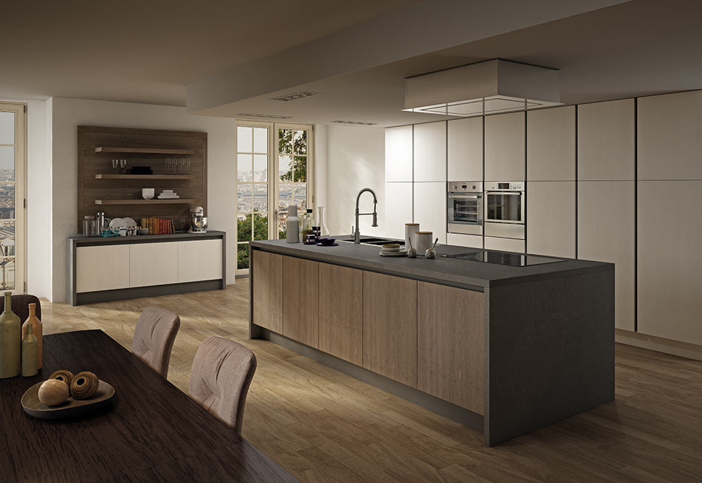 Varsavia Kitchen Domestica – Wood Version General View