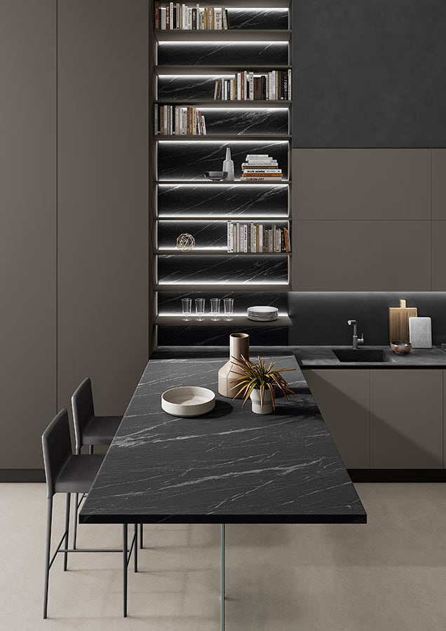 Viola Kitchen Domestica – PET Dining Table and Bookshelf