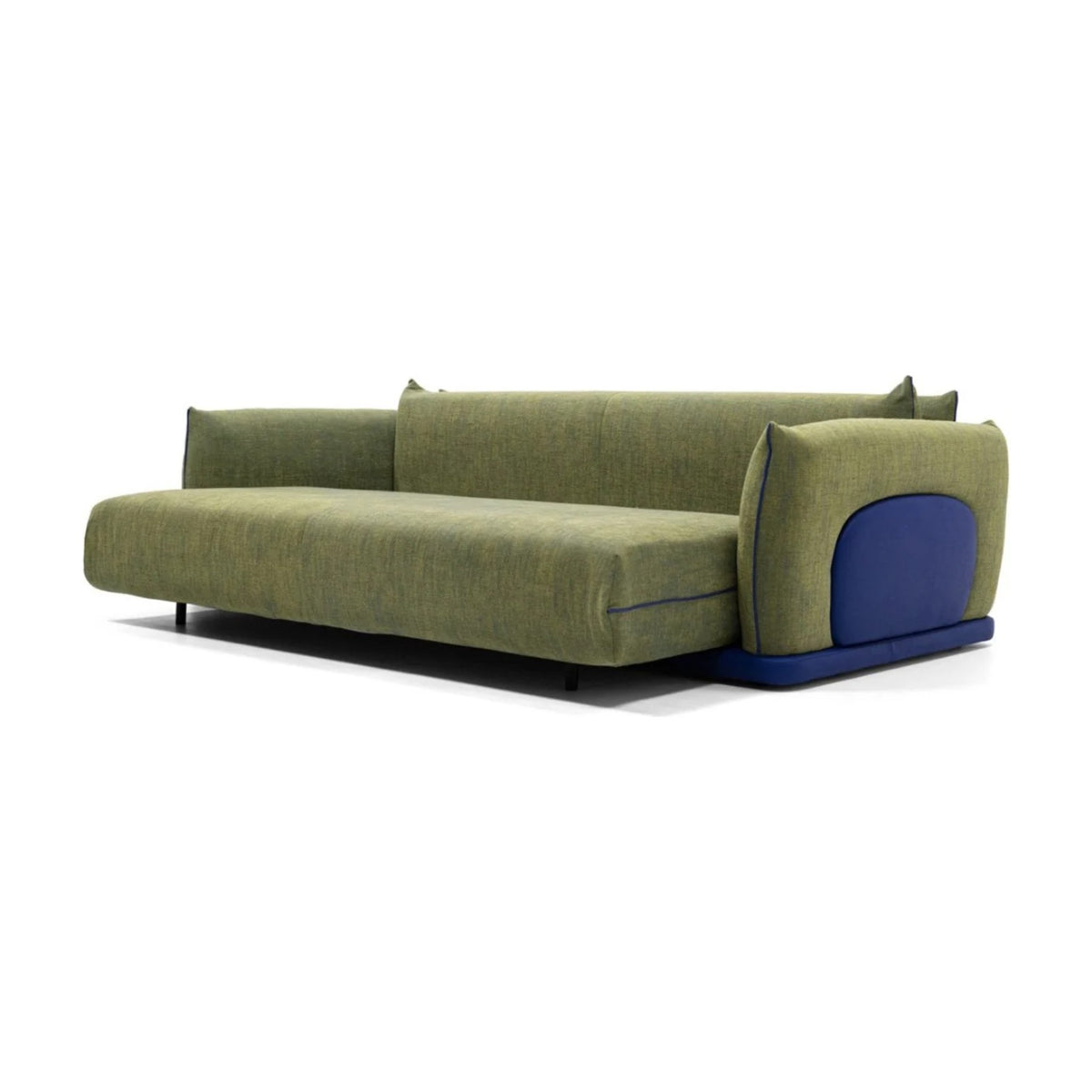 Zazou Domestica – Sofa Bed Partly Extended, Three Quarter View