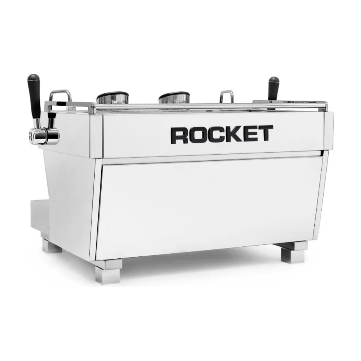 Coffee Machine RE Doppia Stainless Rocket Espresso Domestica – Back View on White