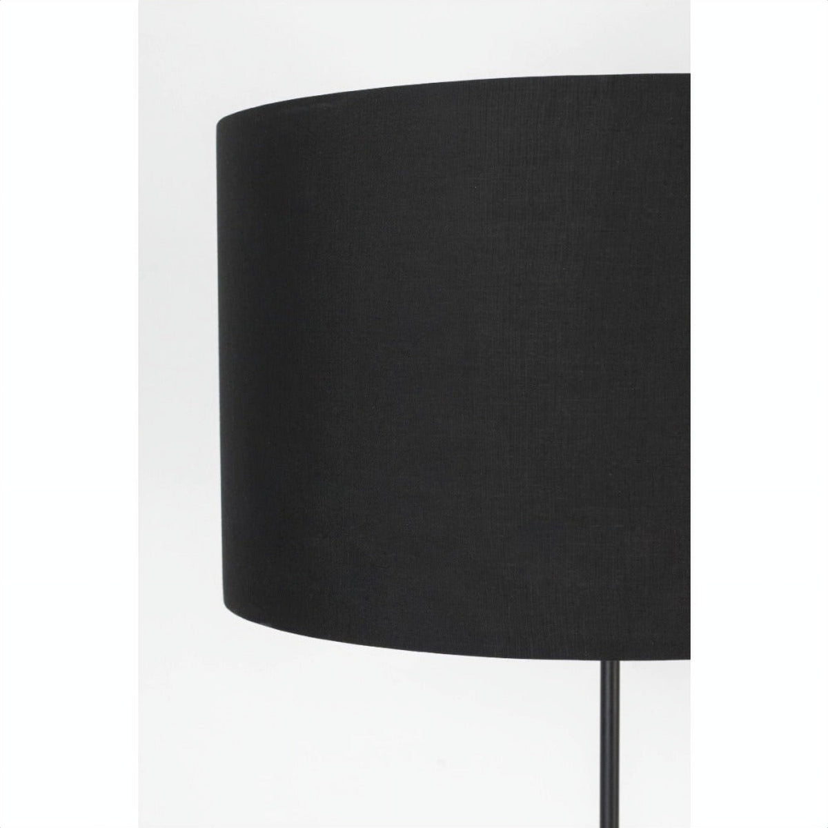 Floor Lamp Lesley Black Domestica – Drum Shade Close-up