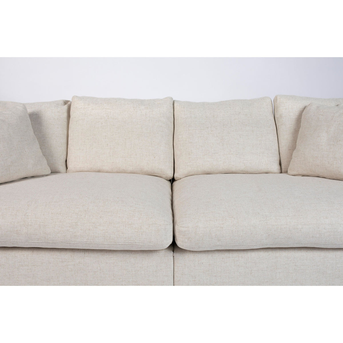 Sofa Element Sense Left Domestica – Back and Seat Cushions Close-up