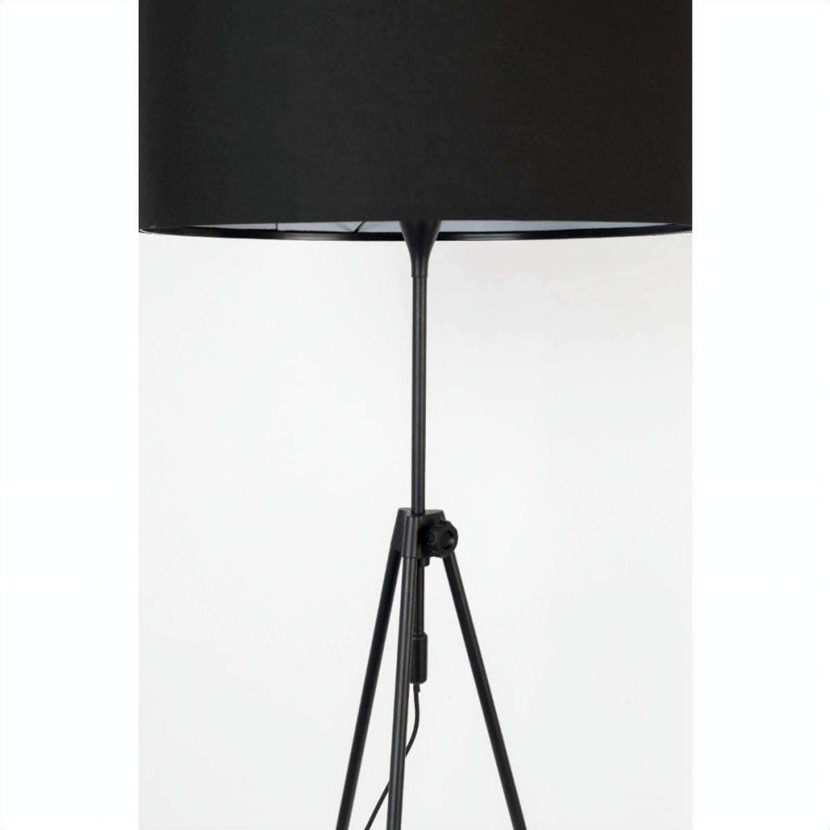 Floor Lamp Lesley Black Domestica – Shade and Tripod Close-up