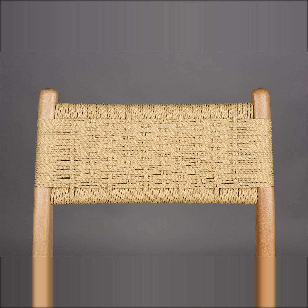 Dining Chair Cecile Natural Domestica – Woven Seat Front Edge Detail