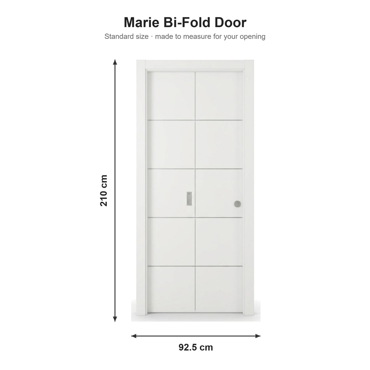 Marie Bi-Fold Door Domestica – Dimensions