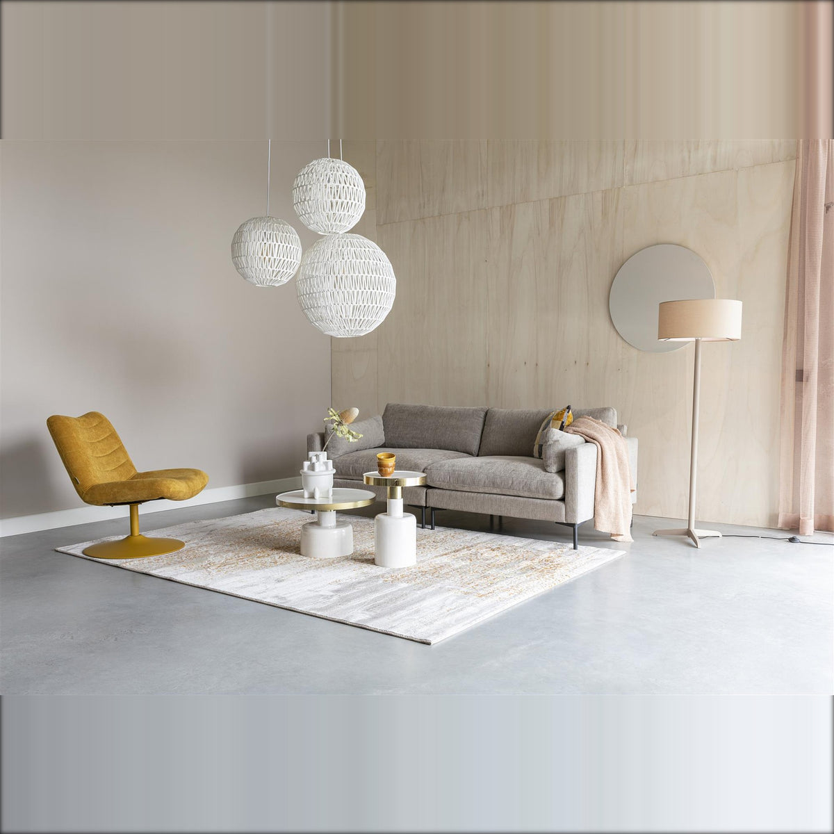 Carpet Magic 200x290 Sunrise Domestica – Lifestyle – Living Room Wide View