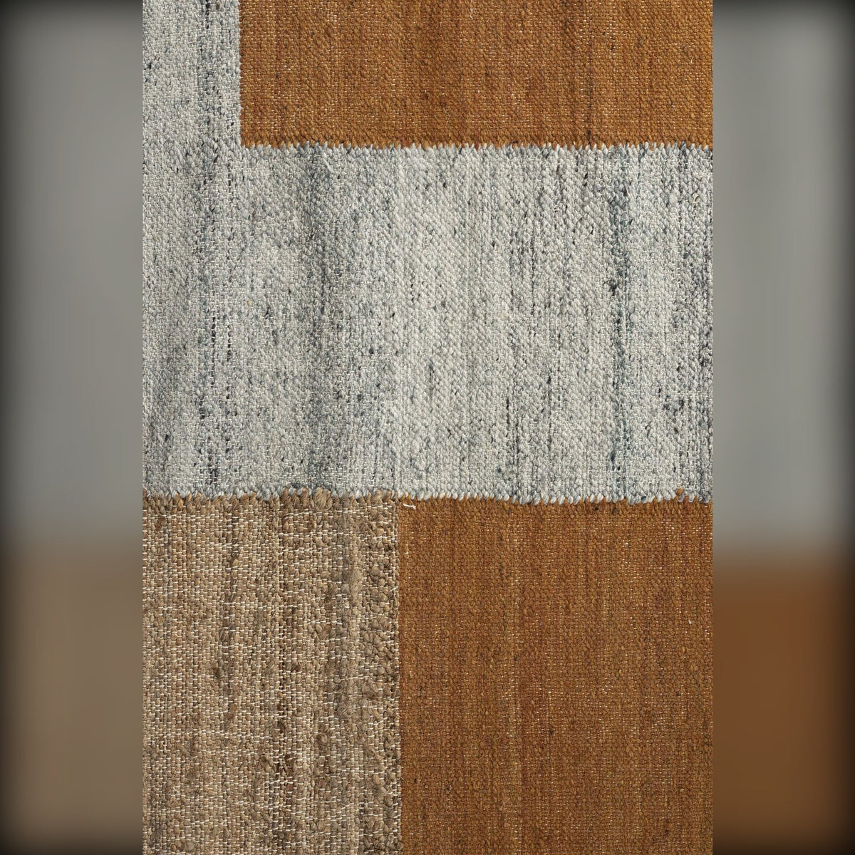 Carpet Pavilion 200x300 Natural Green Brown Domestica – Colour Block Detail