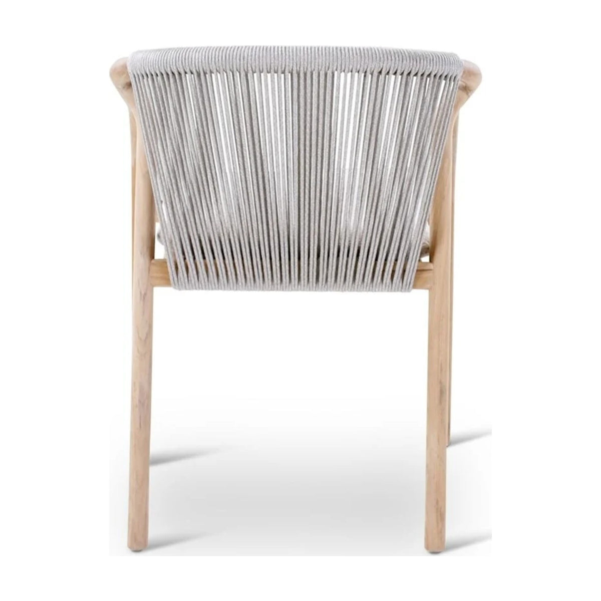 Armchair Boras Teak Natural Grey Clay Domestica – Back View