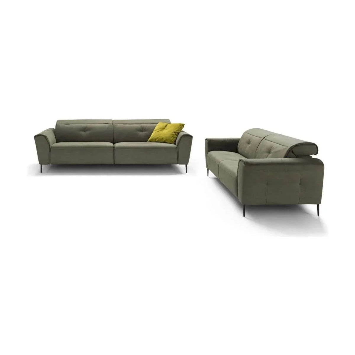 Charles Domestica – Sofa and Loveseat on White