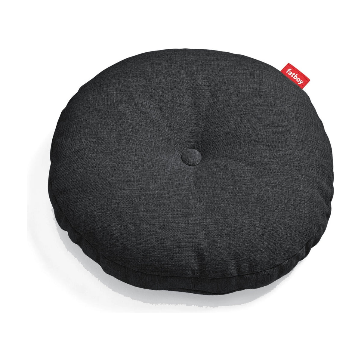 Circle Pillow Anthracite Domestica – Front View on White – Colour Digitally Matched