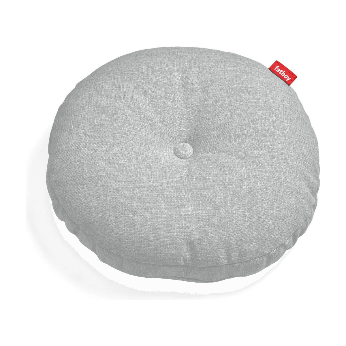 Circle Pillow Silver Grey Domestica – Front View on White – Colour Digitally Matched