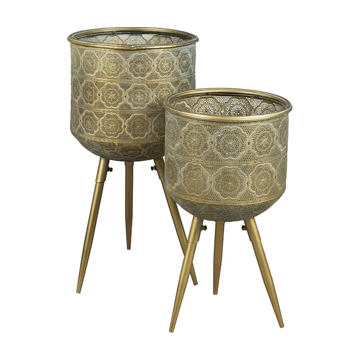 Plant Stand Botanique L Domestica – Large and Medium Stands Together on White