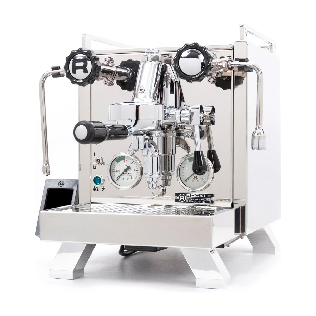 Coffee Machine Rocket Cinquantotto Domestica – Three Quarter View on White