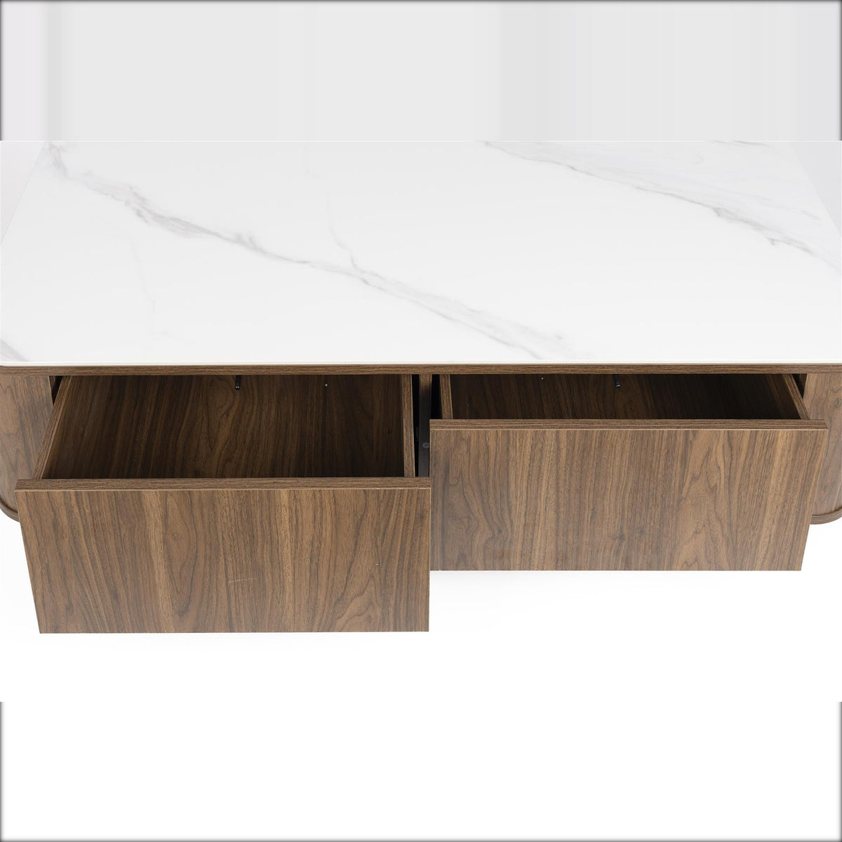 Coffee Table Almira Walnut Domestica – Drawer Detail
