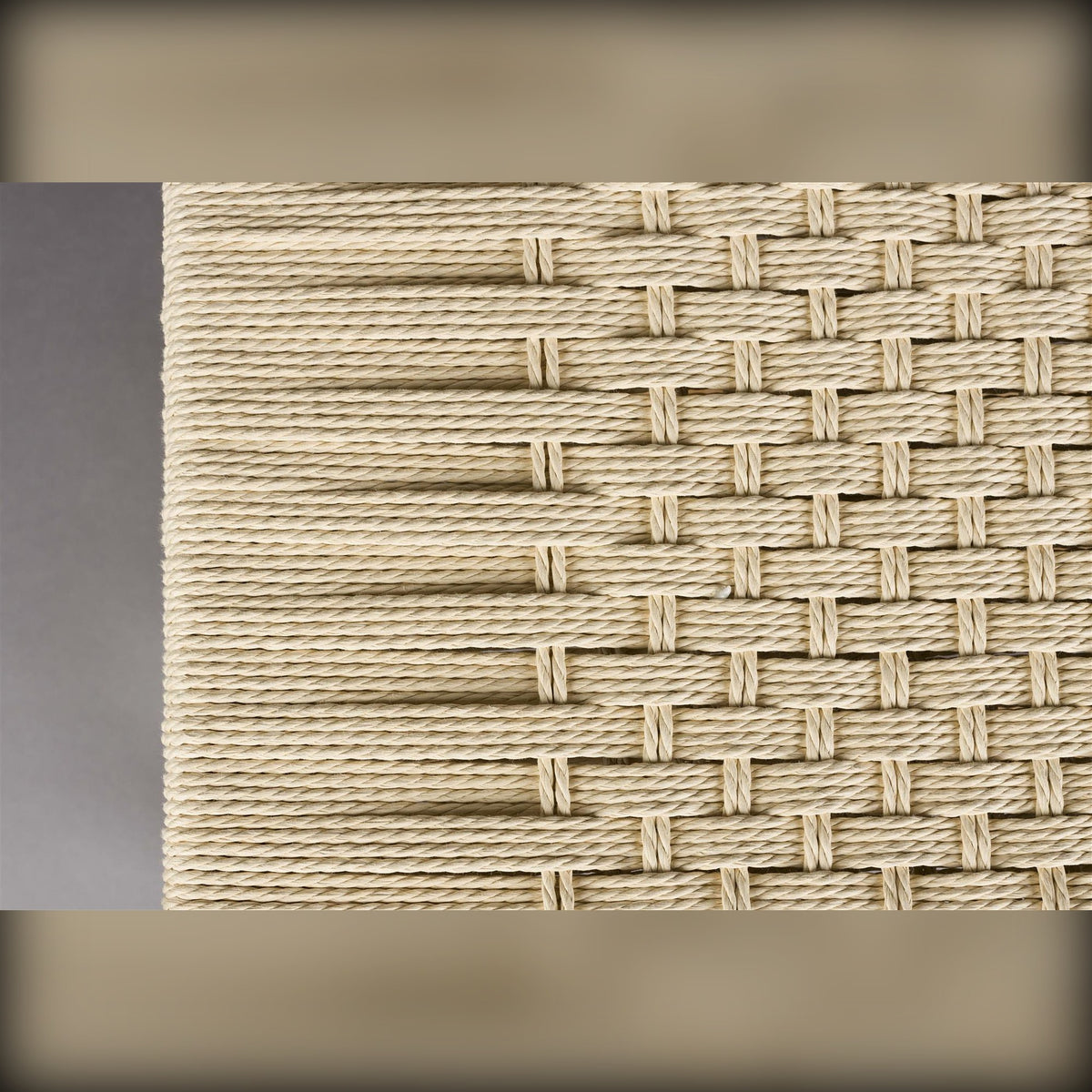 Stool Kintaro Natural Domestica – Woven Seat Pattern from Above