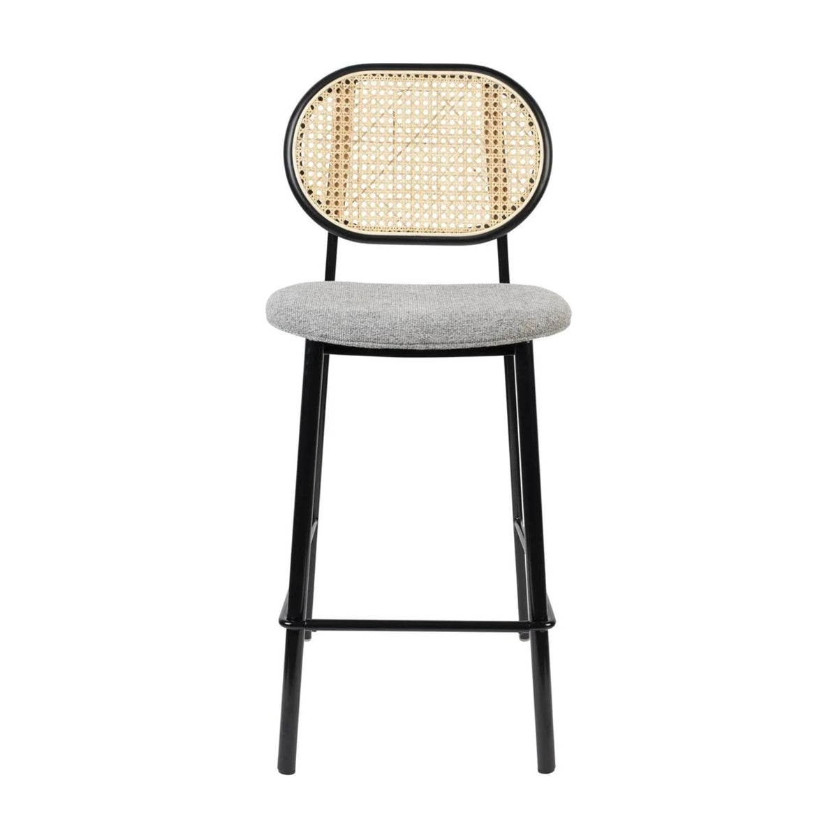 Counter Stool Spike Natural Grey Domestica – Front View on White