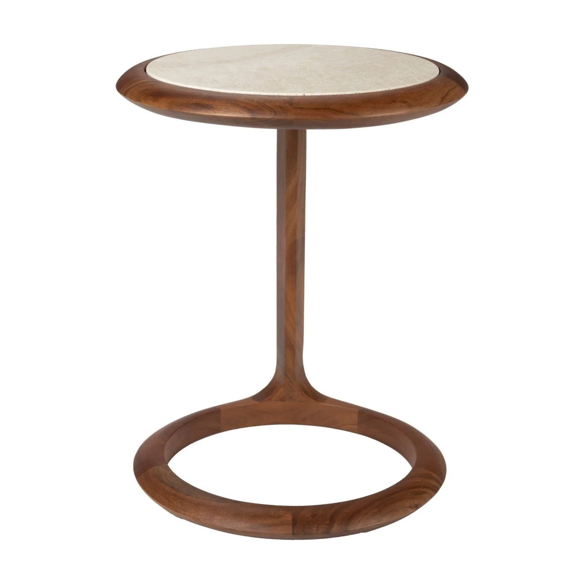 Side Table Doppio Domestica – Front View on White