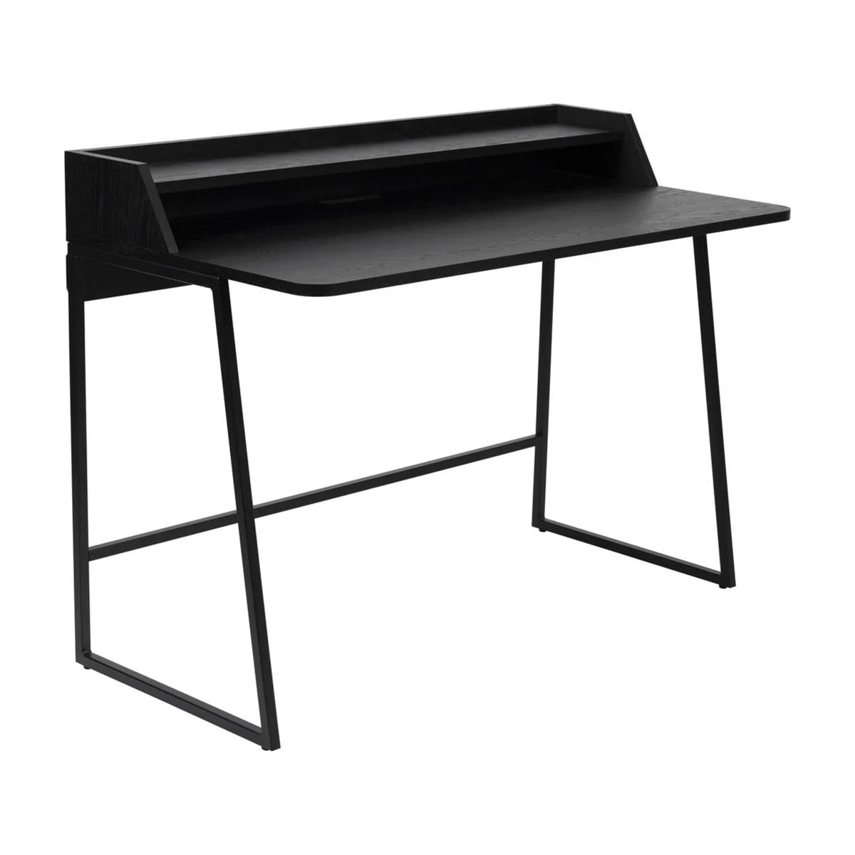 Desk Table Giorgio Black Domestica – Three Quarter View on White