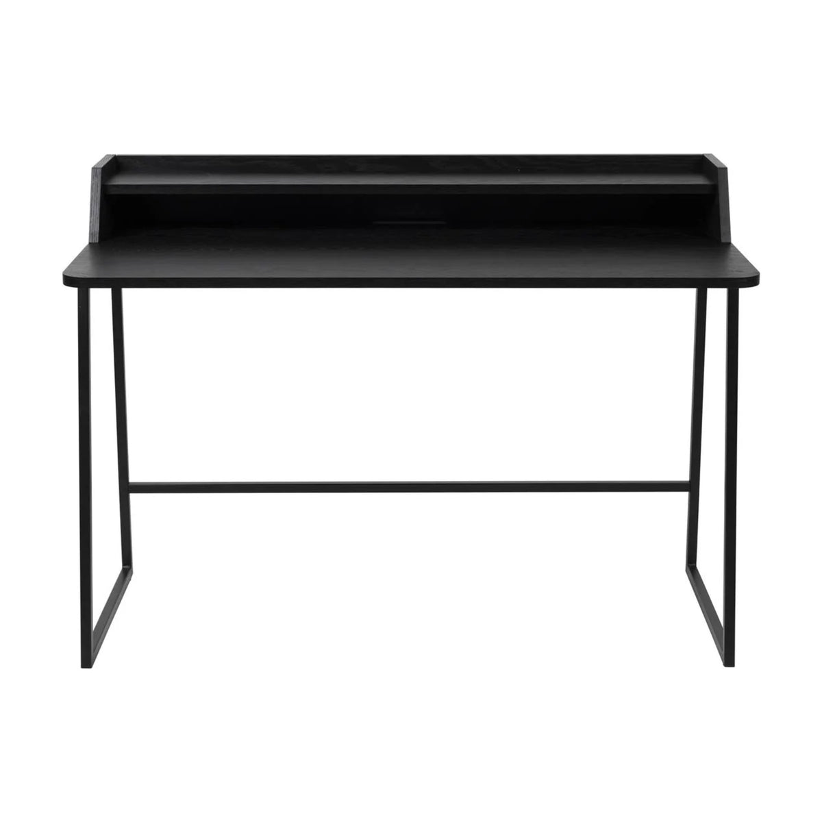 Desk Table Giorgio Black Domestica – Front View on White