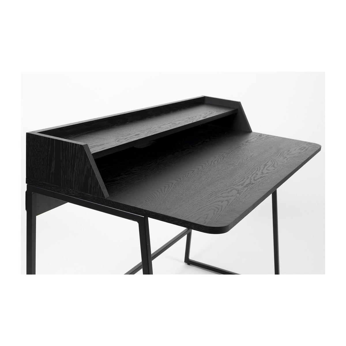 Desk Table Giorgio Black Domestica – Desktop & Upstand Detail