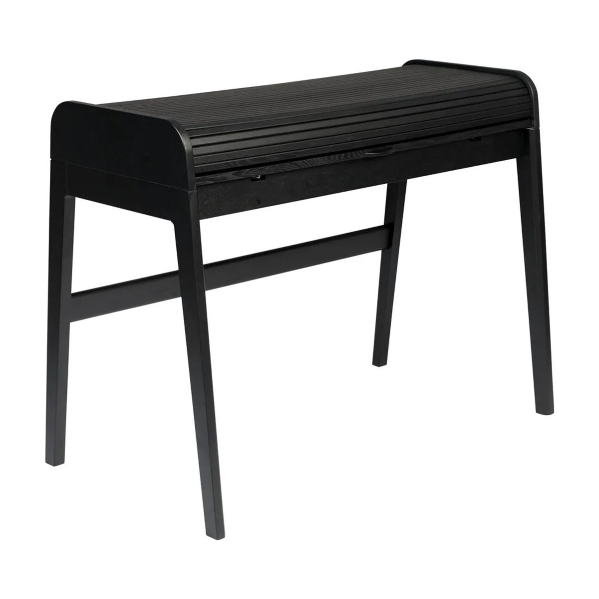 Desk Table Barbier Black Domestica – Three Quarter View on White