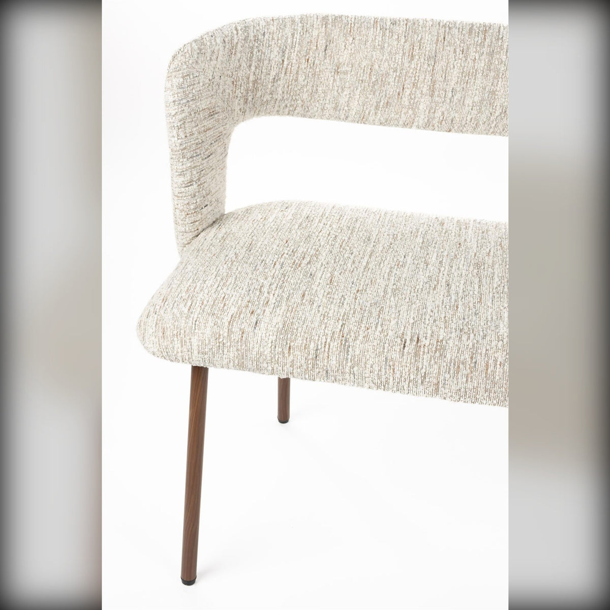 Dining Bench Chelsea Beige Domestica – Bench End Detail