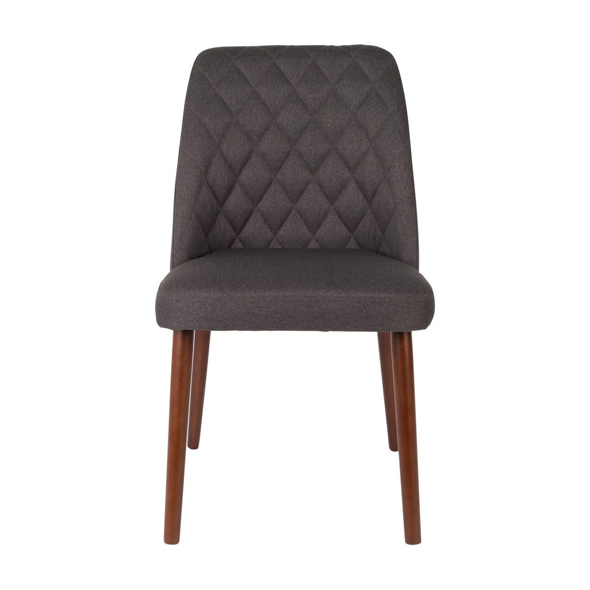 Dining Chair Conway Dark Grey Domestica – Front View on White