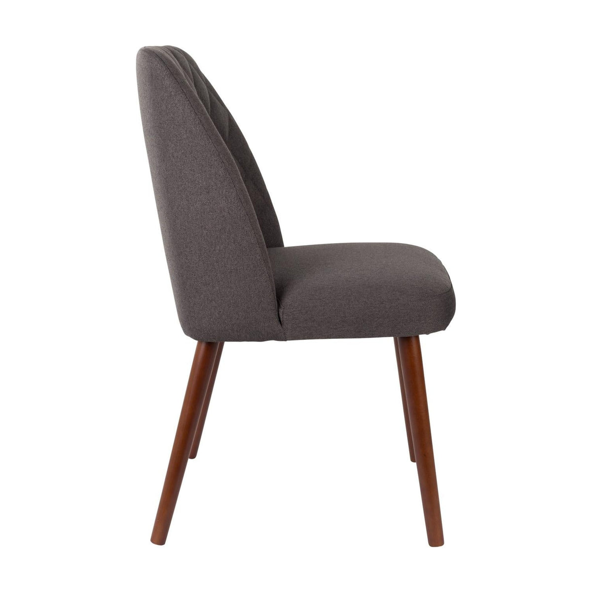 Dining Chair Conway Dark Grey Domestica – Side View on White
