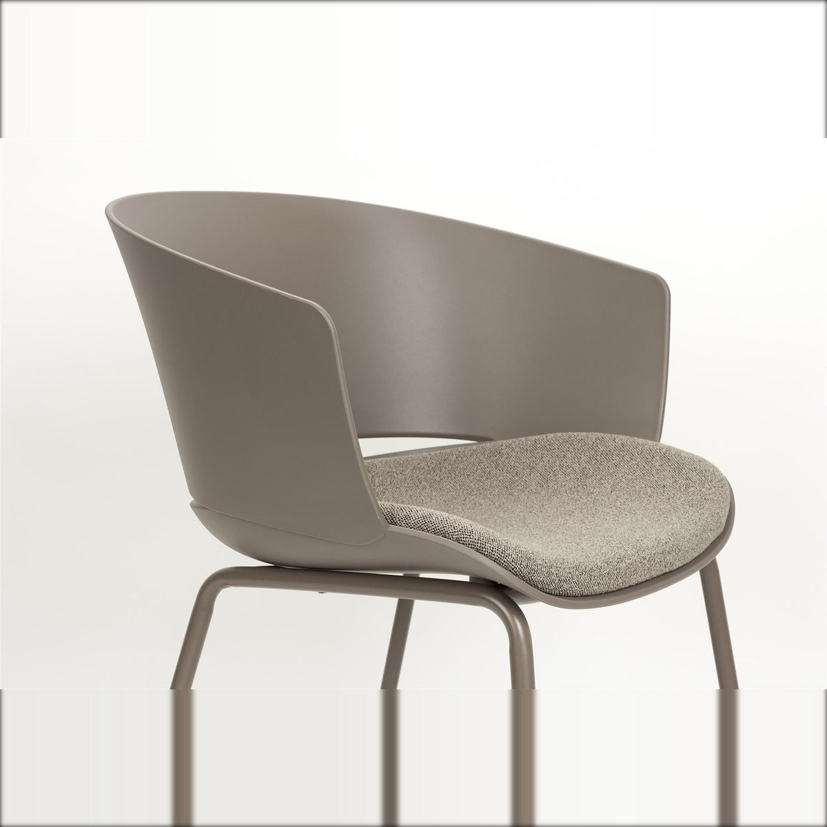 Dining Chair Jessica Grey Domestica – Seat and Shell Detail