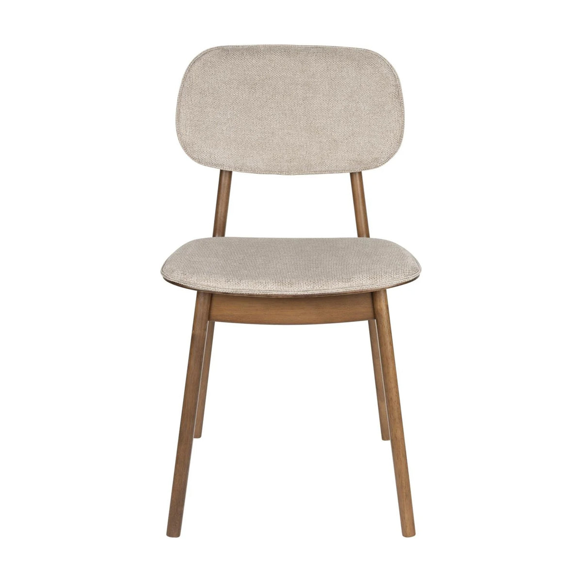 Dining Chair Marais Beige Domestica – Front View on White