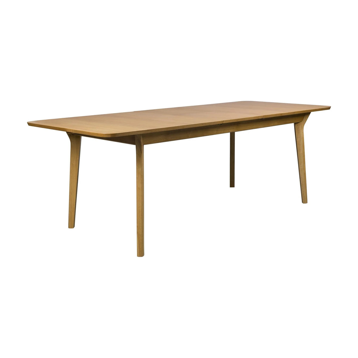 Dining Table Ellen Natural Domestica – Angled View on White