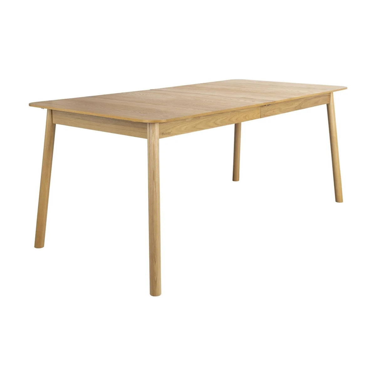 Dining Table Glimps 180/240x90 Natural Domestica – Three Quarter View on White