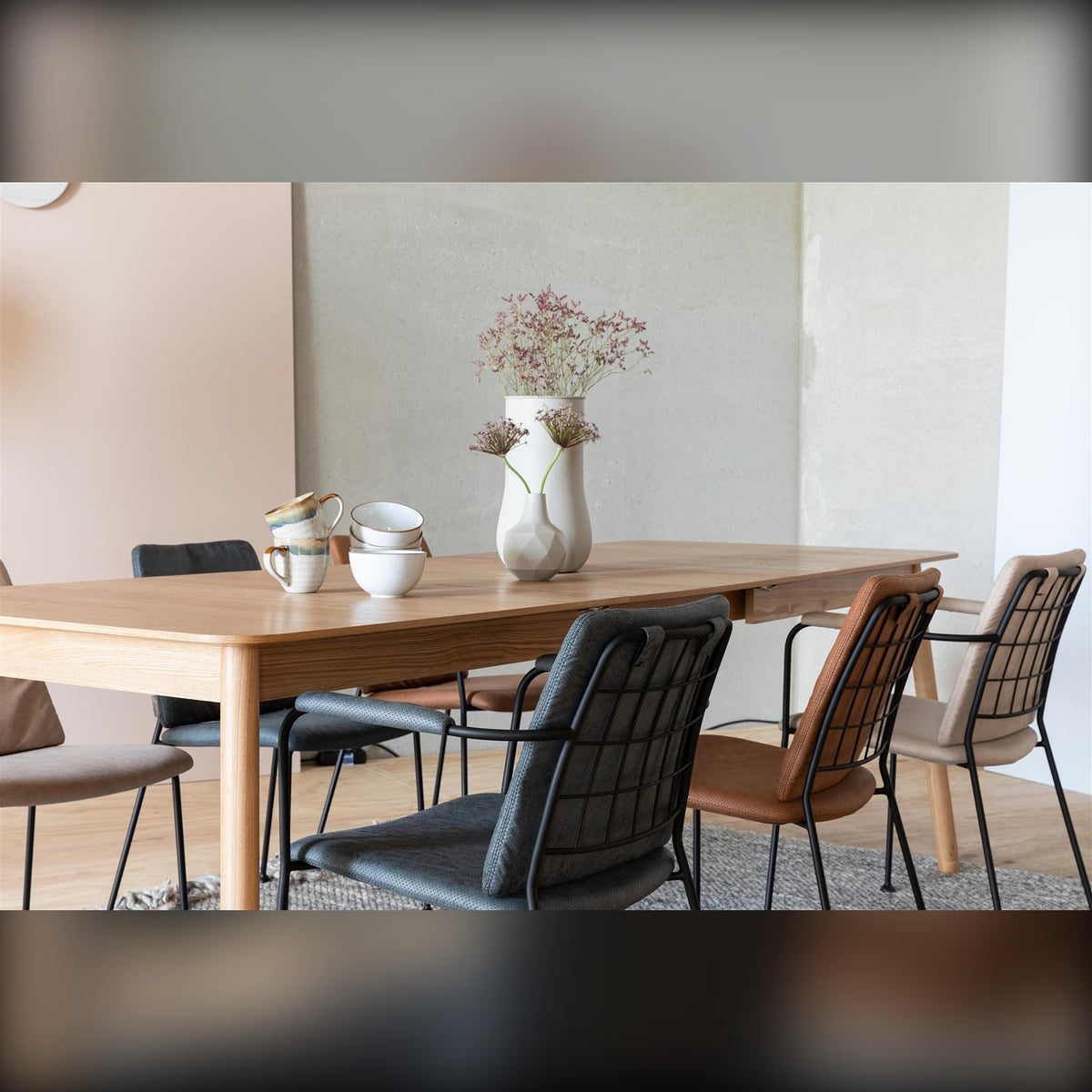 Dining Table Glimps 180/240x90 Natural Domestica – Lifestyle – Dining Room