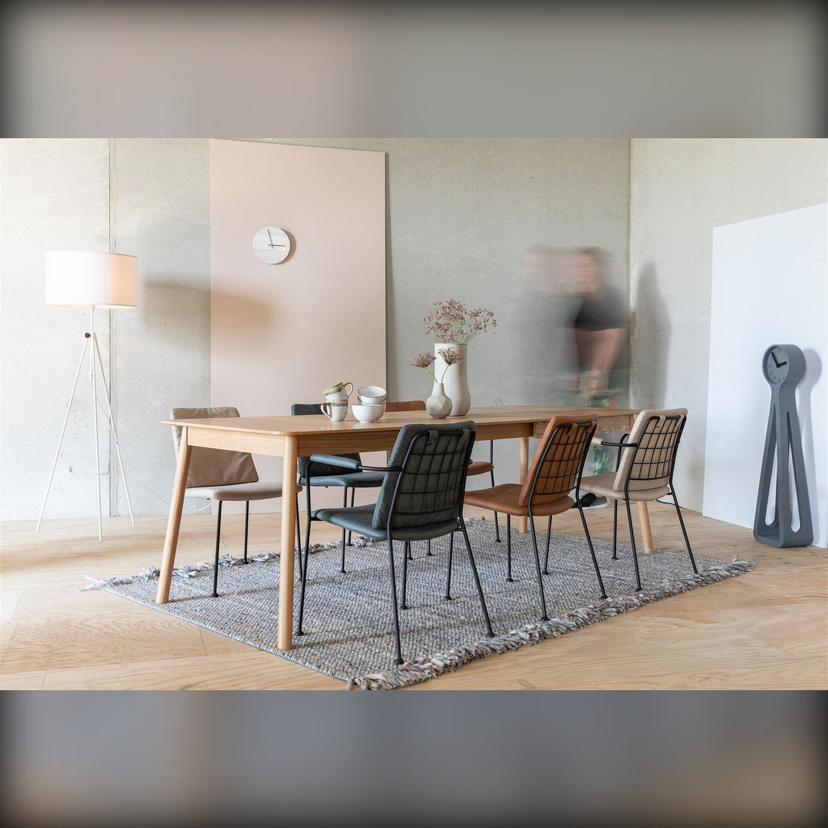 Dining Table Glimps 180/240x90 Natural Domestica – Lifestyle – Dining Setting