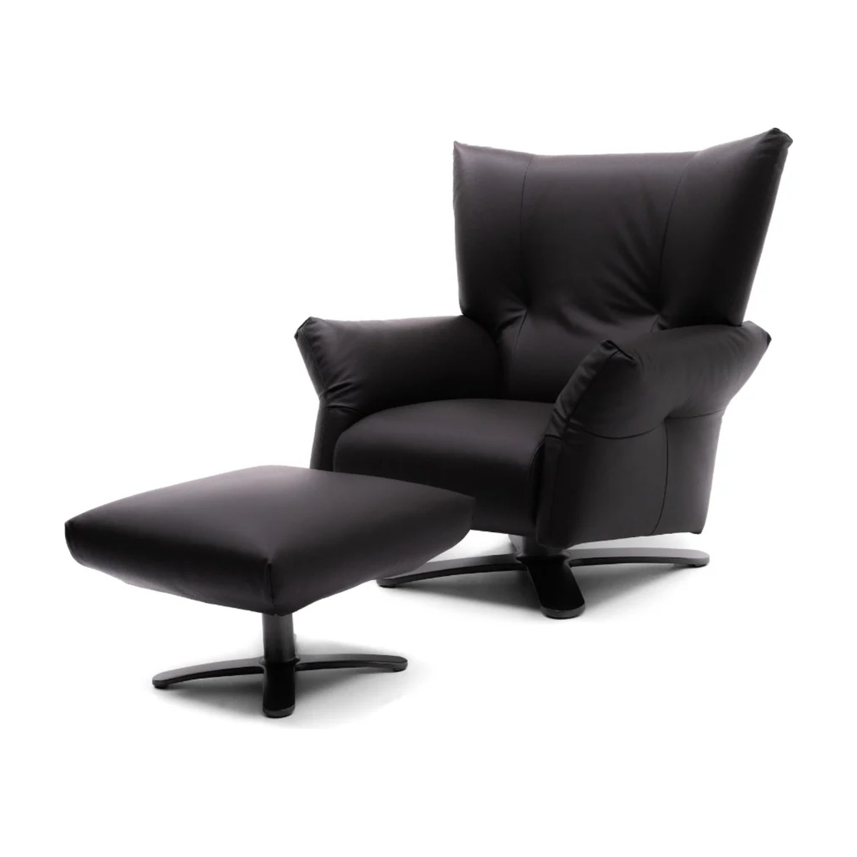Diplomatico Domestica – With Footstool, Three Quarter View on White