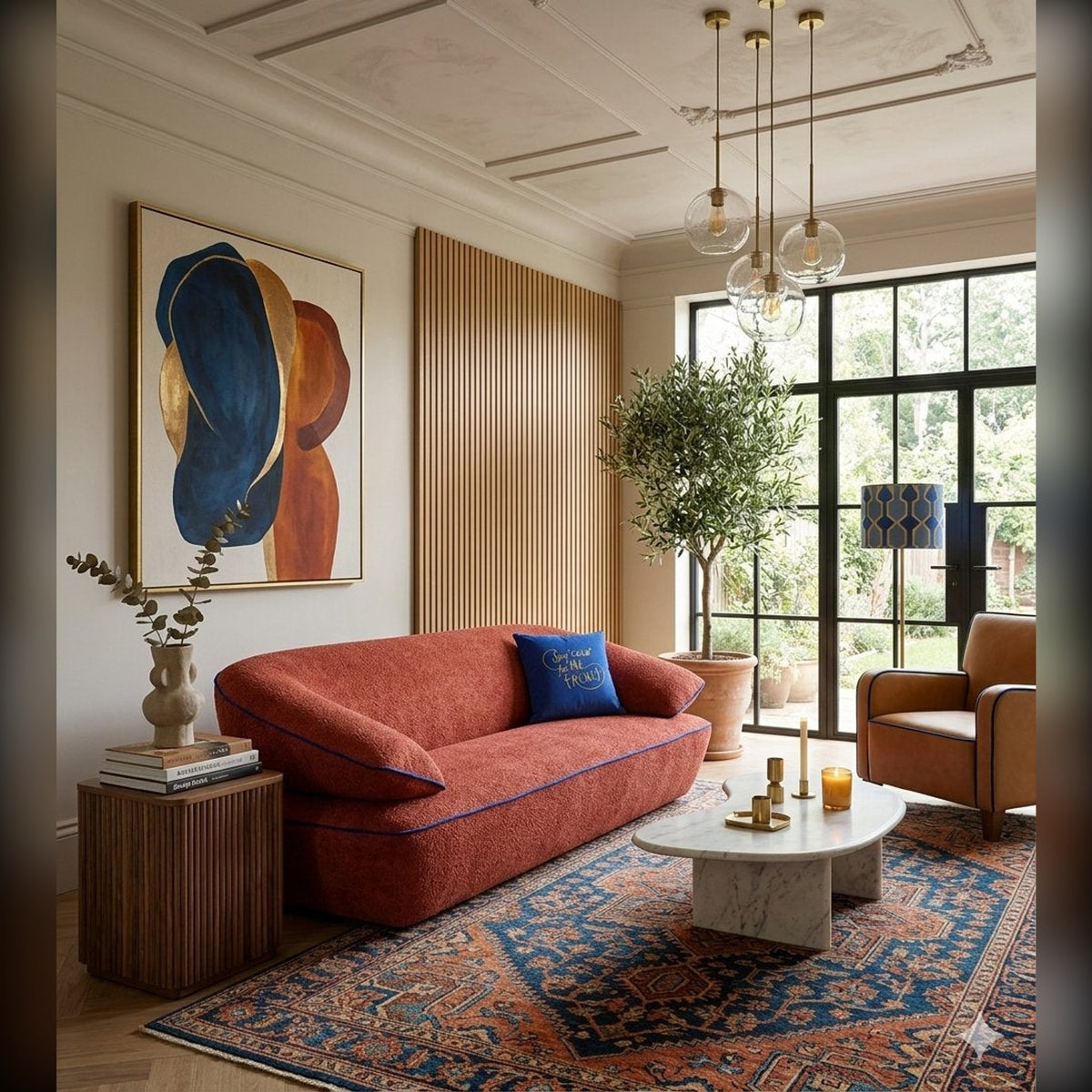 Sofa Momo Red Domestica – Lifestyle Living Room