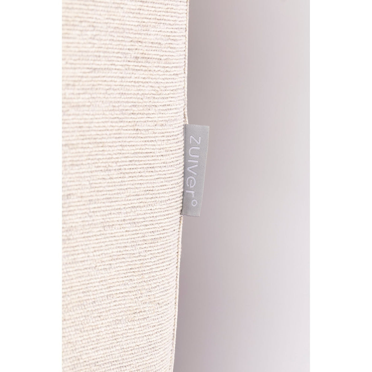 Sofa Summer 3-Seater Cream Domestica – Upholstery Edge and Label Detail