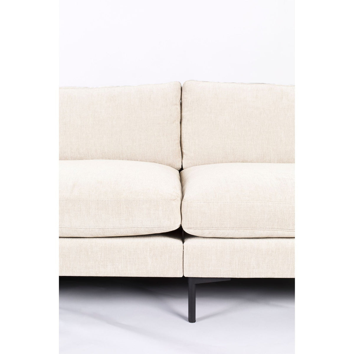 Sofa Summer 3-Seater Cream Domestica – Centre Seat and Back Cushions Close-up
