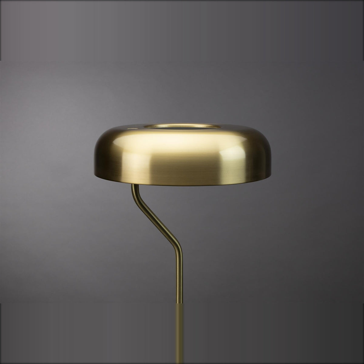 Desk Lamp Eclipse Brass Domestica – Shade Detail on Grey
