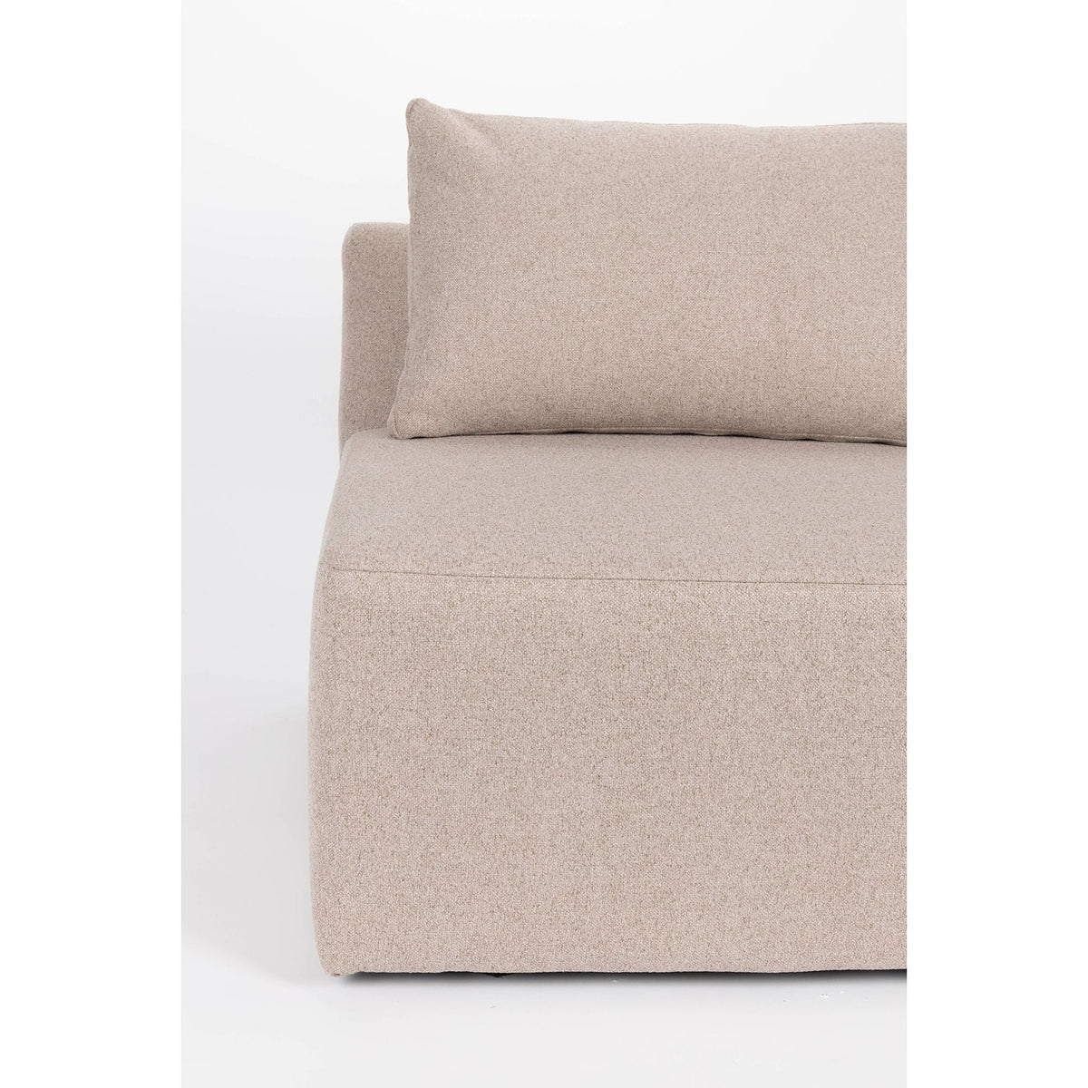 Sofa Element Prosper 1-Seater Cappuccino Domestica – Seat and Back Cushion Close-up