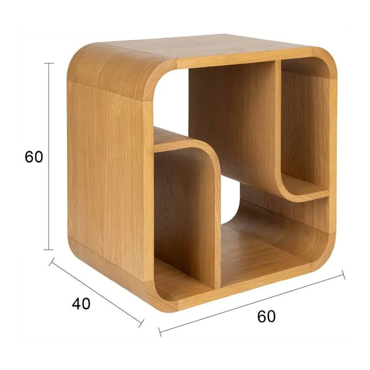 Cabinet Seven S Natural Oak Domestica – Dimensions Drawing