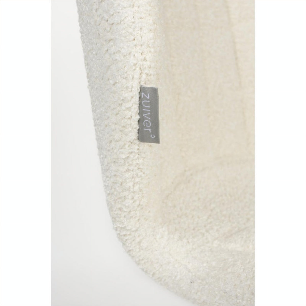 Dining Chair OMG Soft White Domestica – Backrest with Label Close-up