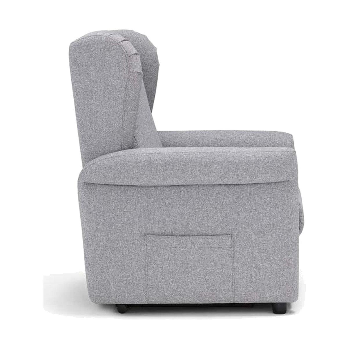 Lift Recliner Armchair Chanel Domestica – Side View on White