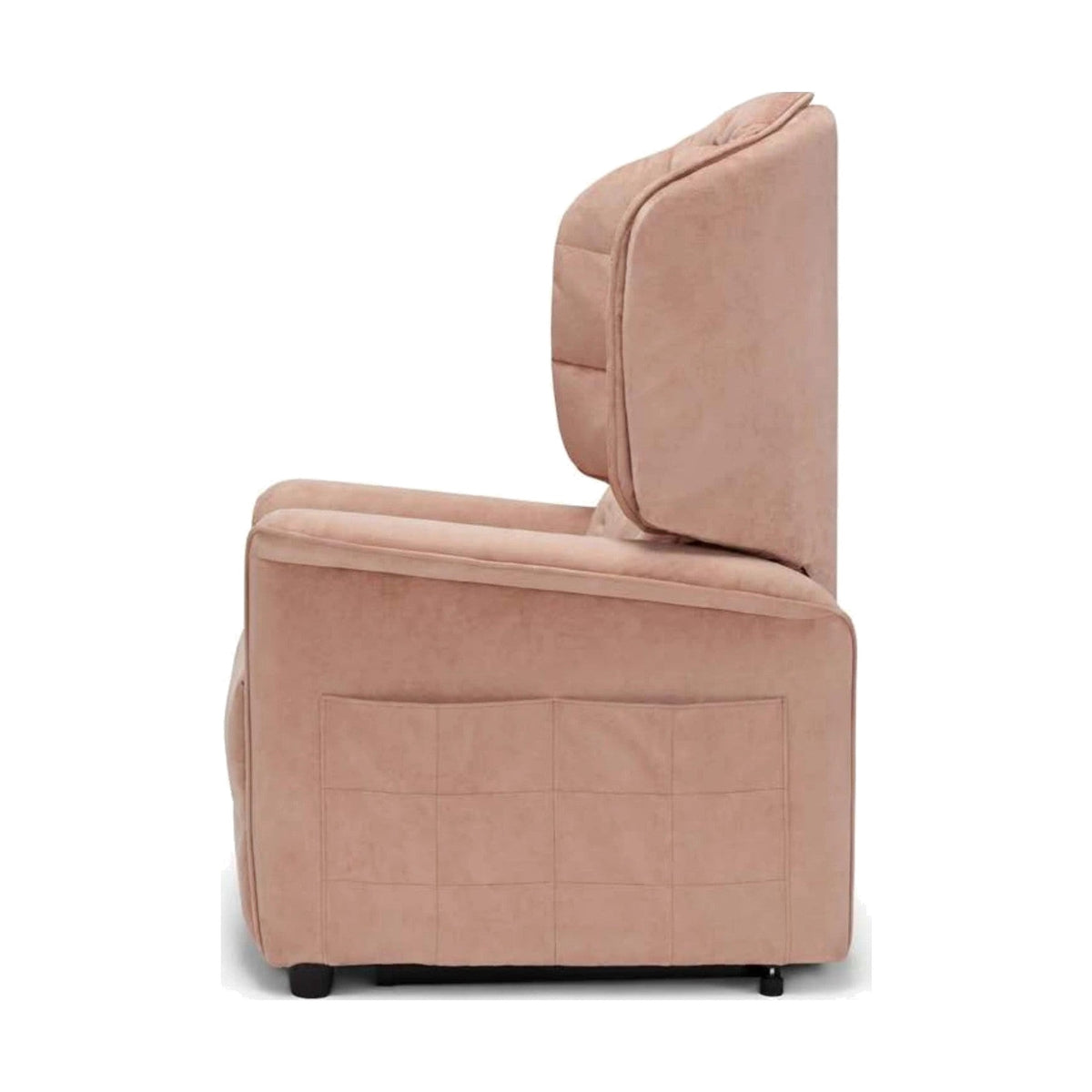 Lift Recliner Armchair Cottage Domestica – Side View on White