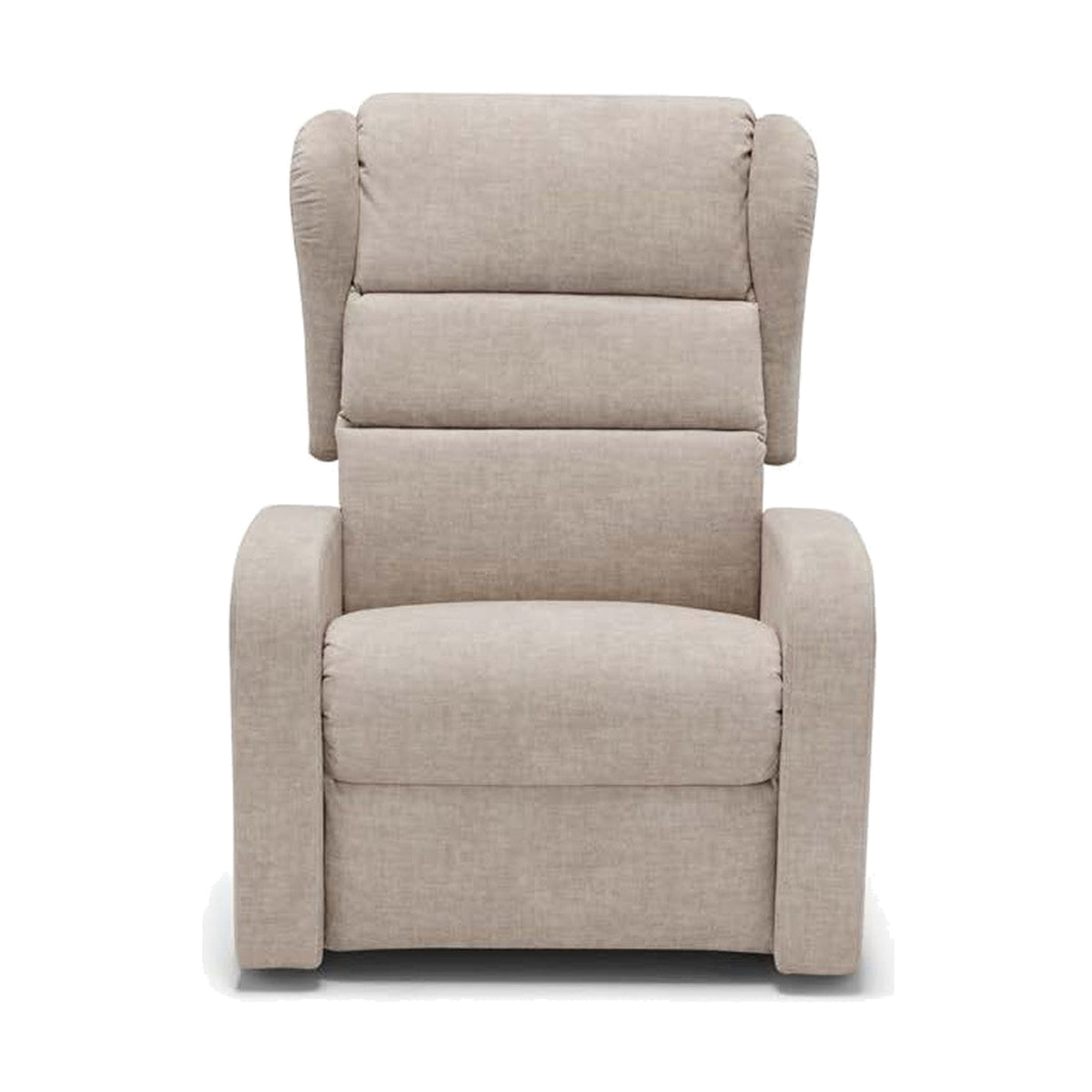Medical Lift Recliner Armchair Empire Beige Domestica – Front View on White