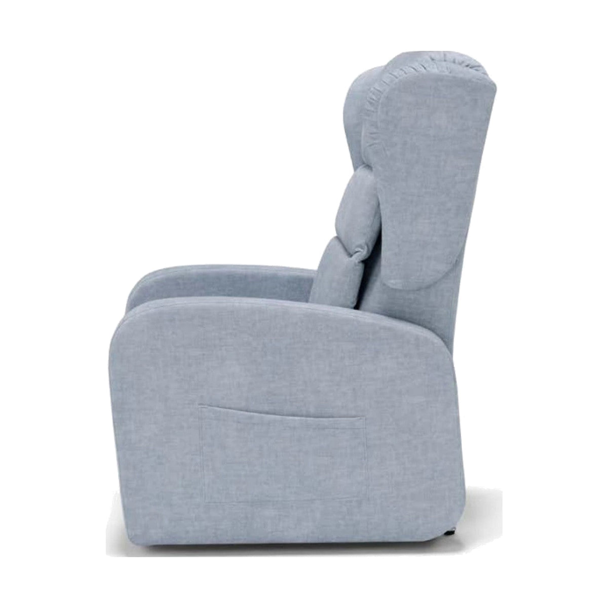 Lift Recliner Armchair Empire Slim Domestica – Side View on White